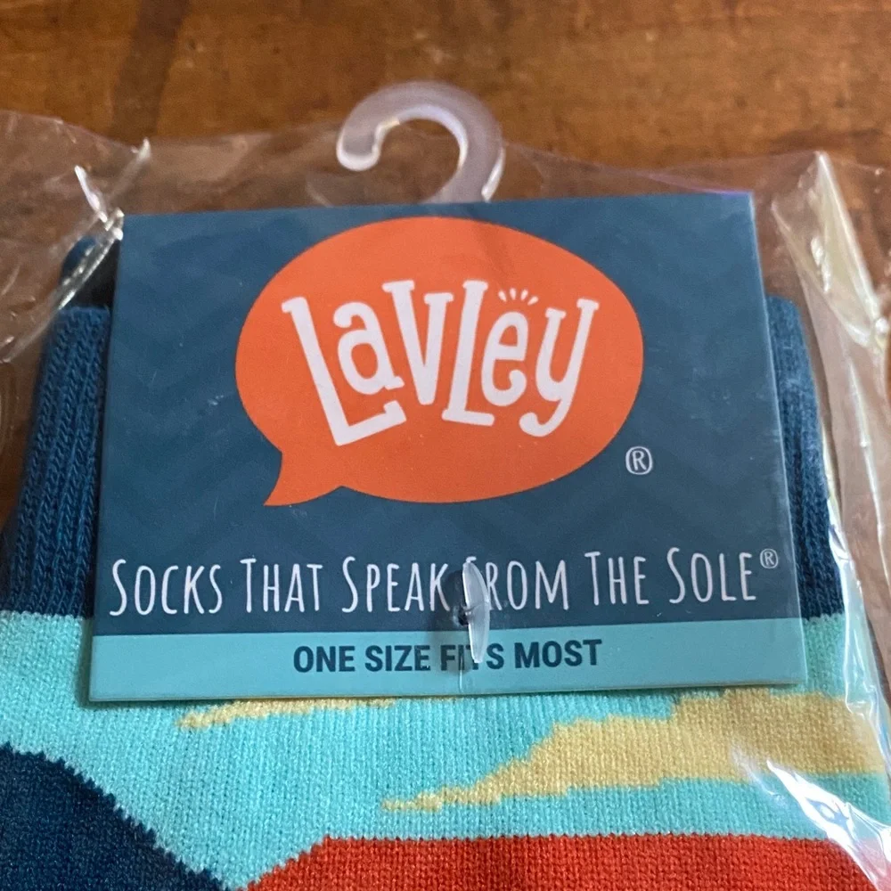 NWT Lavley Colorful I'd Rather be Playing Pickle Ball Socks Stocking Stuffer